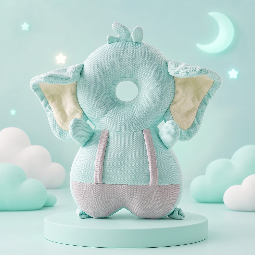 Otulki ochraniacz główki — wzór Słonik